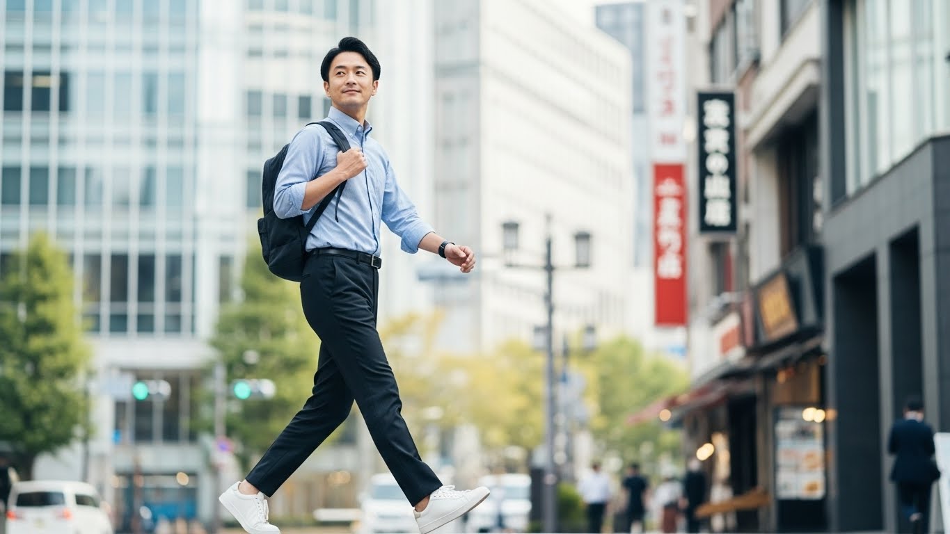 年内・年明け転職を前向きに進めるためのステップを考える人物イメージ